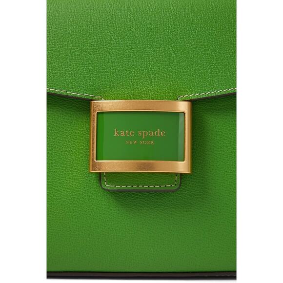 Kate Spade New York Katy Medium Textured Shoulder Bag KS Green K8971 NWT - Picture 7 of 8